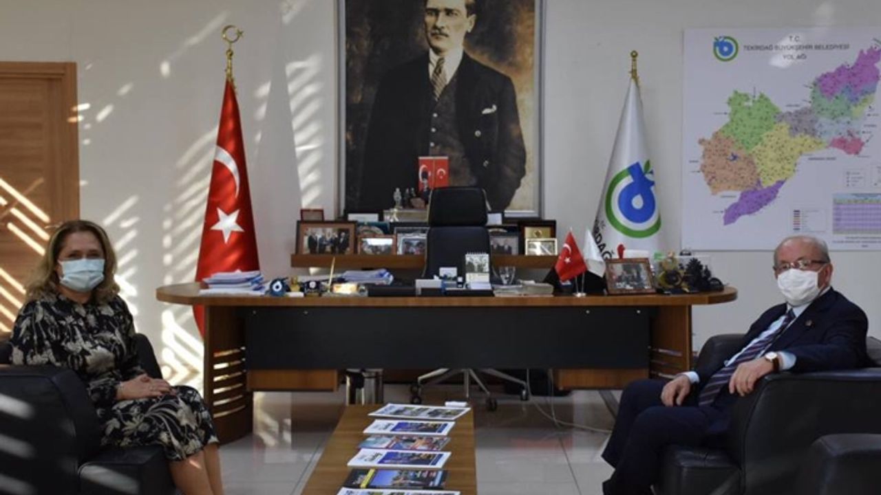Başkonsolos Suzan Novoberdaliu'dan Başkan Albayrak'a ziyaret
