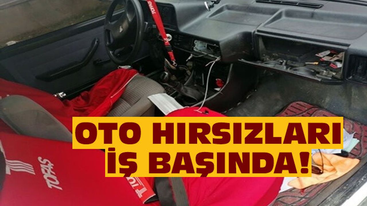 Çalınan otomobil terk edilmiş vaziyette bulundu
