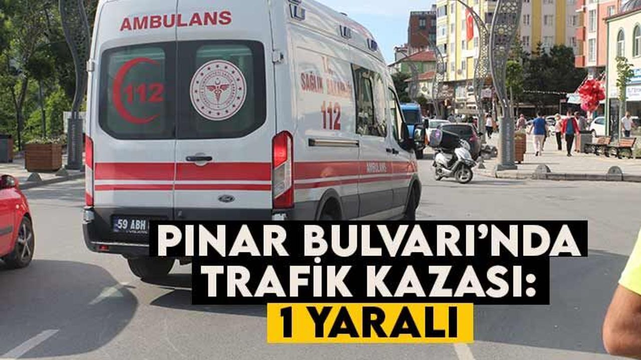 Motosikletin çarptığı yabancı uyruklu kadın yaralandı