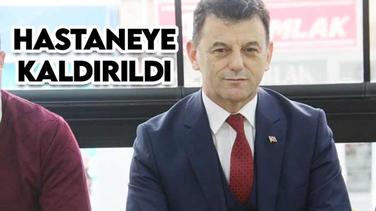 Başkan Mustafa Çetin tören alanında fenalaştı