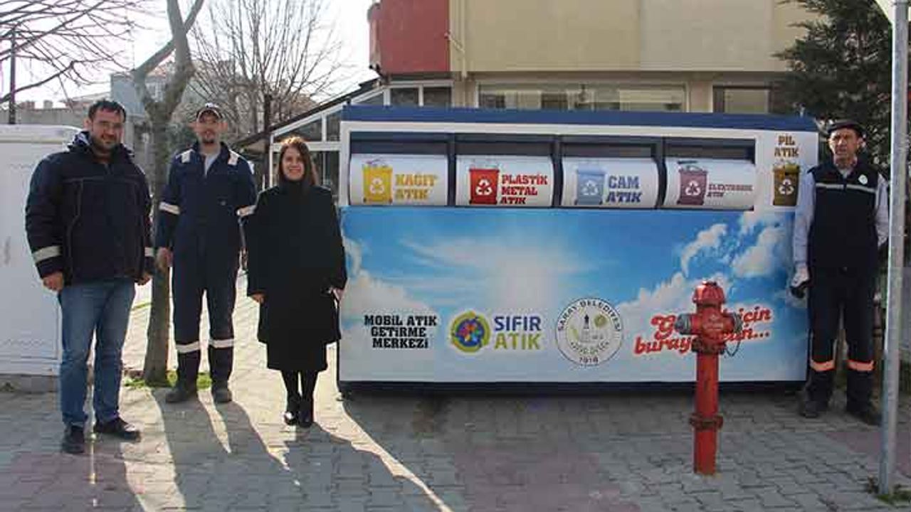 Saray Belediyesi “Mobil Atık Getirme Merkezi” projesini hayata geçirdi