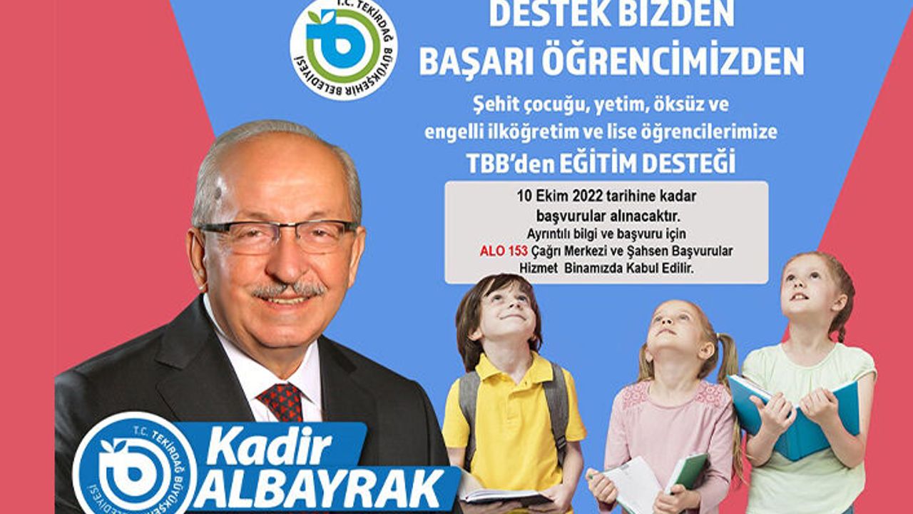 Büyükşehir 'Eğitim Desteği' projesini hayata geçirdi