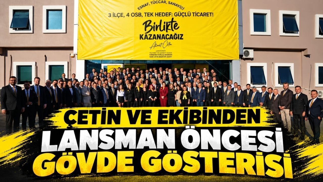 Çetin ve ekibinden lansman öncesi gövde gösterisi