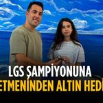 LGS şampiyonuna öğretmeninden altın hediyesi