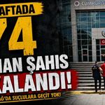 Bir haftada 74 aranan şahıs yakalandı