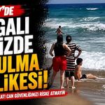 Kıyıköy’de dalgalı denizde boğulma tehlikesi!