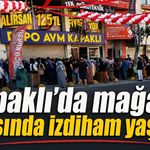 Kapaklı'da mağaza açılışında izdiham yaşandı