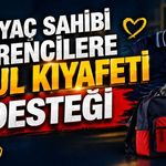 İhtiyaç sahibi öğrencilere okul kıyafeti desteği