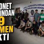 Kamyonet kasasından 19 göçmen çıktı