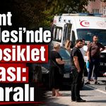 Levent Caddesi’nde motosiklet kazası: 2 yaralı