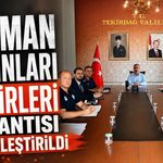 Orman Yangınları Tedbirleri Toplantısı gerçekleştirildi