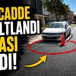 Tüm cadde asfaltlandı burası kaldı