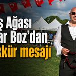 Güreş Ağası Serdar Boz’dan teşekkür mesajı