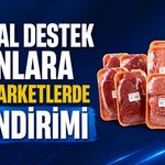 Sosyal destek alanlara TEK Marketlerde et indirimi