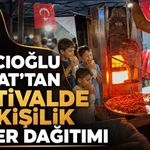 Yazıcıoğlu İnşaat'tan festivalde bin kişilik döner dağıtımı