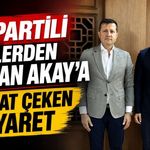 AK Partili isimlerden başkan Akay'a dikkat çeken ziyaret