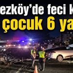 Çerkezköy’de feci kaza: 3’ü çocuk 6 kişi yaralandı