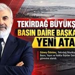Güney Özkılınç, Tekirdağ Büyükşehir Belediyesi Basın Dairesi Başkanlığına atandı