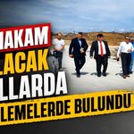 Kaymakam açılacak okullarda incelemelerde bulundu
