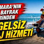 Marmara'nın Mavi Bayrak liderinden engelsiz plaj hizmeti