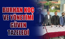 Trakya Yozgatlılar Federasyonu'nda Burhan Koç güven tazeledi