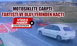 Motosiklete çarpan otomobilin sürücüsü kaçtı