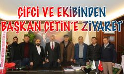 Başkan Çifci'den ÇTSO Yönetim Kurulu Başkanı Ahmet Çetin'e ziyaret