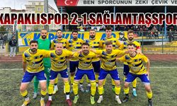 Kapaklıspor Sağlamtaşspor'u 2-1'le geçti