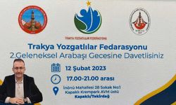 Trakya Yozgatlılar Federasyonu'ndan Arabaşı Gecesi'ne davet
