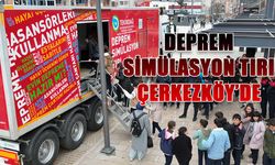 Çerkezköy'de öğrencilere deprem eğitimi verildi
