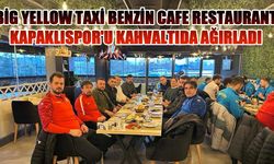 Big Yellow Taxi Benzin Cafe Restaurant Kapaklıspor'u kahvaltıda ağırladı