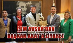 Cem Avşar'dan Başkan Akay'a ziyaret