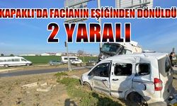 Kapaklı'da facianın eşiğinden dönüldü: 2 yaralı