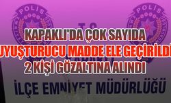 Kapaklı'da çok sayıda uyuşturucu madde ele geçirildi