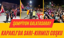 Kapaklı'da Sarı-Kırmızı coşkusu! Şampiyon Galatasaray