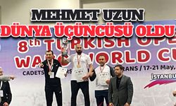 Mehmet Uzun dünya üçüncüsü oldu