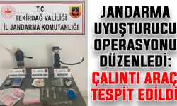 Jandarma uyuşturucu operasyonu düzenledi