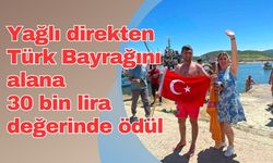 Yağlı direkten Türk bayrağını alana 30 bin TL ödül