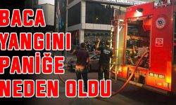 Baca yangını paniğe neden oldu