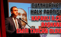 CHP Kapaklı İlçe Başkanı Emir Tarcan oldu