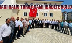Hacı Halis Turut Cami ibadete açıldı