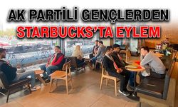 AK Partili gençlerden Starbucks’ta eylem