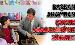 Başkan Akay’dan Çocuk Akademisi’ne ziyaret