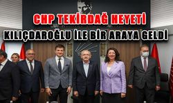 CHP Tekirdağ heyeti Kemal Kılıçdaroğlu ile bir araya geldi