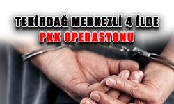Tekirdağ merkezli 4 ilde PKK operasyonu