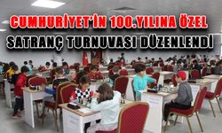 Cumhuriyet’in 100. yılına özel satranç turnuvası düzenlendi