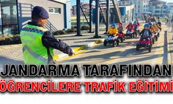 Jandarma tarafından öğrencilere trafik eğitimi