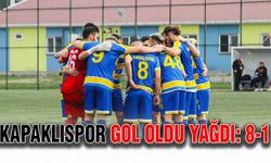 Kapaklıspor gol oldu yağdı: 8-1