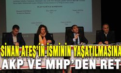 Sinan Ateş’in isminin yaşatılmasına AKP ve MHP’den ret
