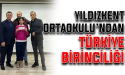 Yıldızkent Ortaokulu’ndan Türkiye birinciliği